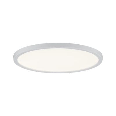 Areo Round LED Recessed Panel 180mm Warm White - White