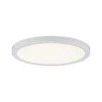 Areo Round LED Recessed Panel 120mm Warm White Dimmable - White