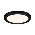 Areo VariFit Round LED Recessed Panel 118mm Neutral White - Black