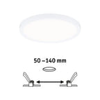 Areo VariFit Round LED Recessed Panel 175mm Neutral White - White