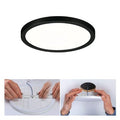 Areo VariFit Round LED Recessed Panel 175mm Neutral White Dimmable - Black