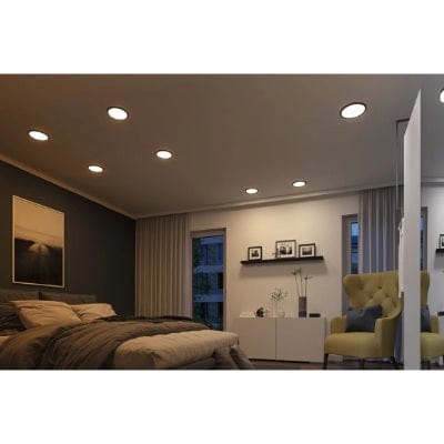 Areo VariFit Round LED Recessed Panel 175mm 3 Step Dim To Warm - White