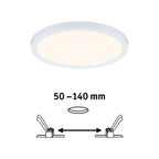 Areo VariFit Round LED Recessed Panel 175mm 3 Step Dim To Warm - White
