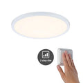 Areo VariFit Round LED Recessed Panel 230mm Warm White - White