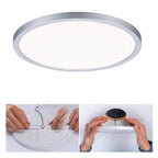Areo VariFit Round LED Recessed Panel 230mm Neutral White - Chrome