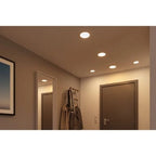 Areo VariFit Round LED Recessed Panel 175mm Neutral White Dimmable - Chrome