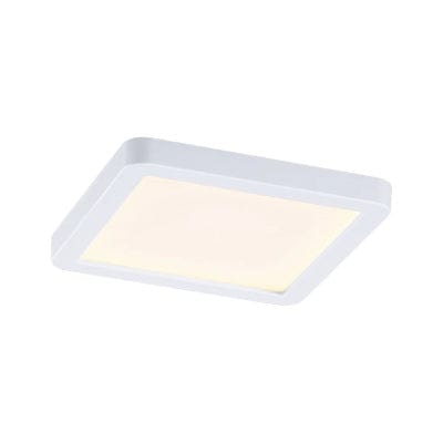 Areo VariFit Square LED Recessed Panel 118x118mm Warm White - White