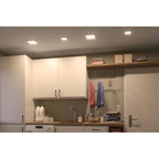 Areo VariFit Square LED Recessed Panel 118x118mm Warm White - White