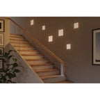 Areo VariFit Square LED Recessed Panel 175x175mm Warm White Dimmable - White
