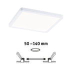Areo VariFit Square LED Recessed Panel 175x175mm Neutral White Dimmable - White
