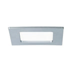 Square LED Recessed Panel IP44 115x115mm Neutral White - Chrome