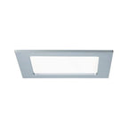 Square LED Recessed Panel IP44 165x165mm Neutral White - Chrome