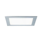 Square LED Recessed Panel IP44 220x220mm Neutral White - Chrome