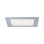 Square LED Recessed Panel IP44 165x165mm Warm White - Chrome