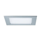 Square LED Recessed Panel IP44 165x165mm Warm White - Chrome