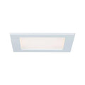Square LED Recessed Panel IP44 165x165mm Warm White - White