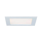 Square LED Recessed Panel IP44 165x165mm Warm White - White