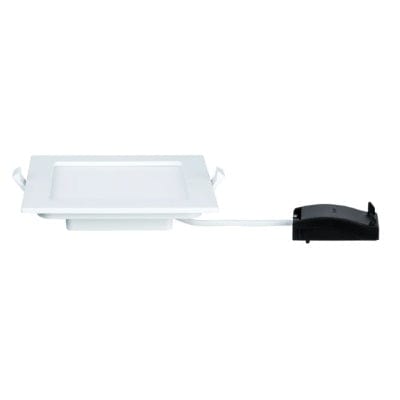 Square LED Recessed Panel IP44 165x165mm Warm White - White
