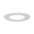 Round LED Recessed Panel IP44 115mm Neutral White - White