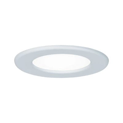 Round LED Recessed Panel IP44 170mm Neutral White - White