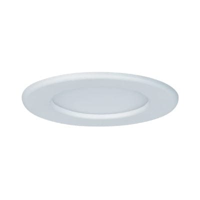 Round LED Recessed Panel IP44 220mm Neutral White - White