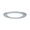 Round LED Recessed Panel IP44 170mm Neutral White - Chrome
