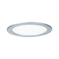 Round LED Recessed Panel IP44 220mm Neutral White - Chrome