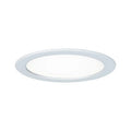 Round LED Recessed Panel IP44 220mm Neutral White - White