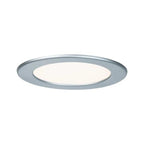 Round LED Recessed Panel IP44 170mm Warm White - Chrome