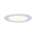 Round LED Recessed Panel IP44 170mm Warm White - White