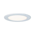 Round LED Recessed Panel IP44 170mm Warm White - White