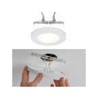 Round LED Recessed Panel Cover-it Promo 165mm Warm White - White