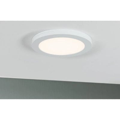 Round LED Recessed Panel 2in1 Cover-it 225mm Neutral White - White With Motion Sensor