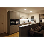 Lunar Round LED Panel 225mm Warm White - Chrome