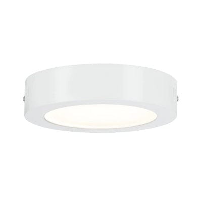 Lunar Round LED Panel 170mm Warm White - White