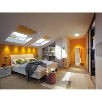 Lunar Round LED Panel 400mm Warm White - Chrome