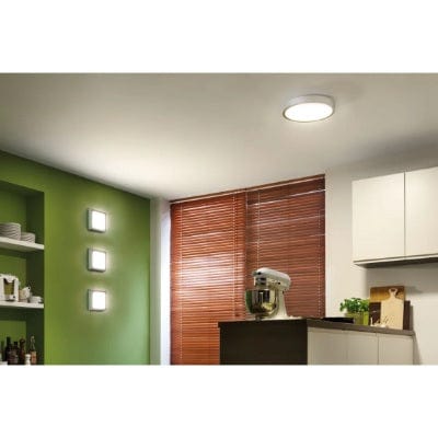 Lunar Square LED Panel 170x170mm Warm White - Chrome