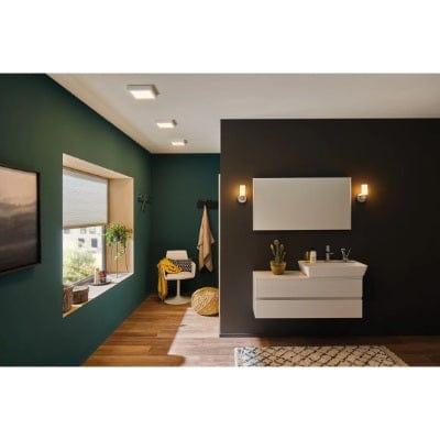 Lunar Square LED Panel 225x225mm Warm White - White