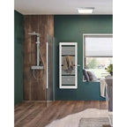 Lunar Square LED Panel 400x400mm Warm White - Chrome
