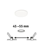 VariFit Veluna Round LED Recessed Panel IP44 75mm Neutral White