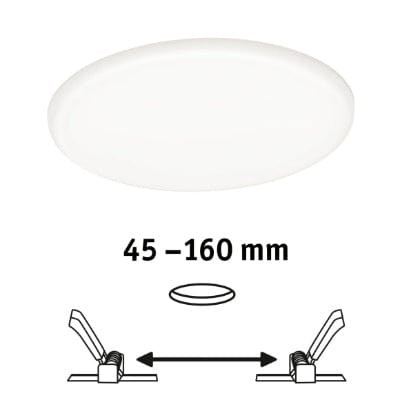 VariFit Veluna Round LED Recessed Panel IP44 185mm Neutral White