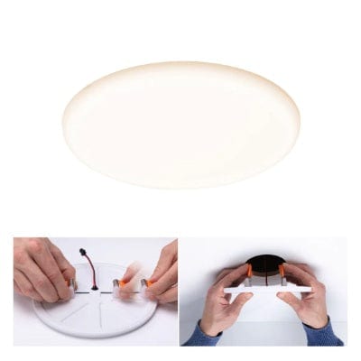 VariFit Veluna Round LED Recessed Panel IP44 215mm Warm White