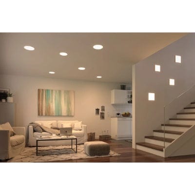 VariFit Veluna Round LED Recessed Panel IP44 215mm Warm White