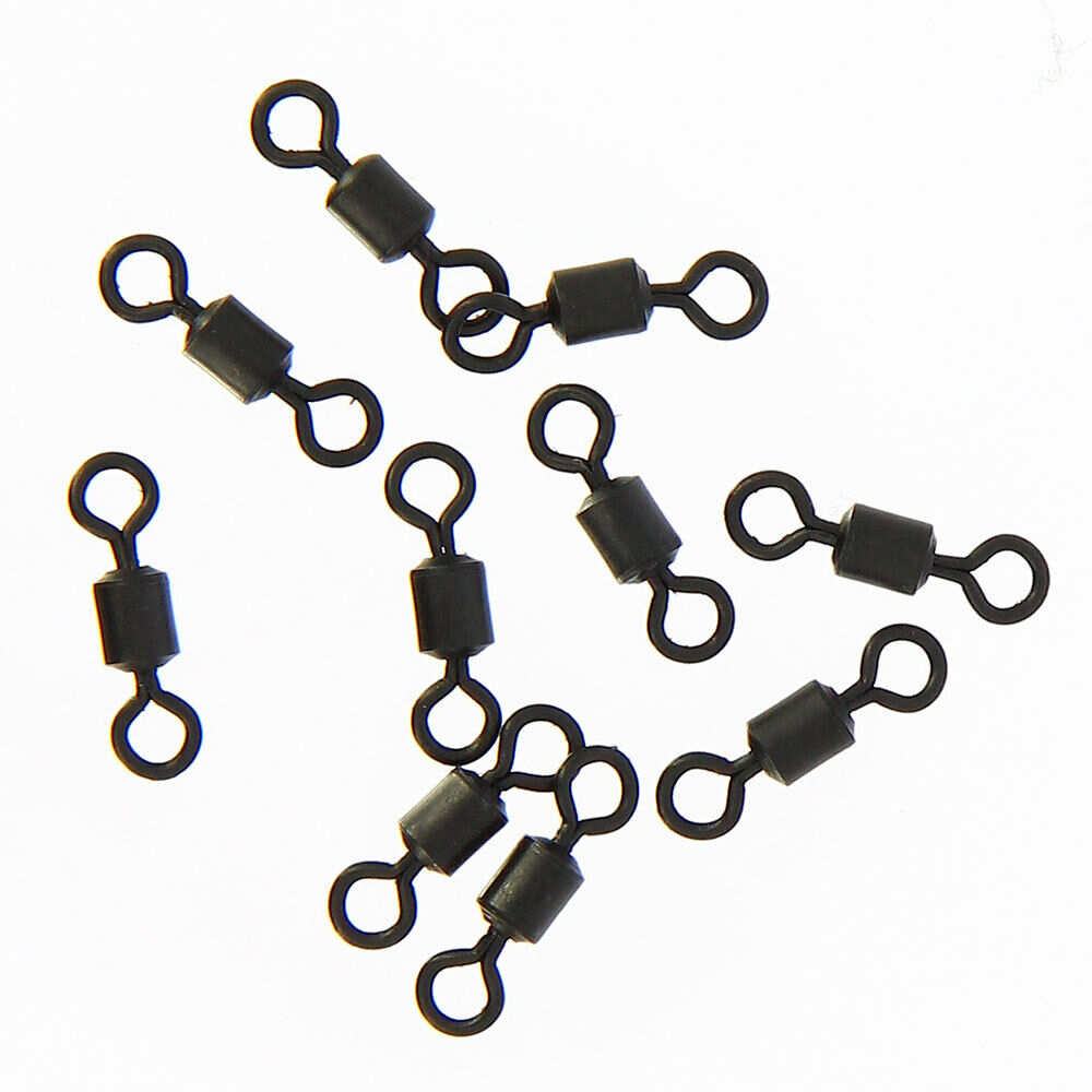 NGT Matt Black Size 8 Swivels