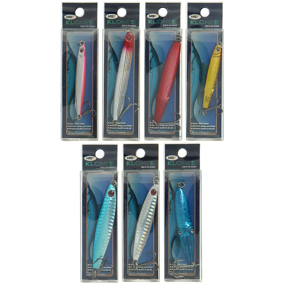 NGT Set Of Sea Fishing Lures Spinners