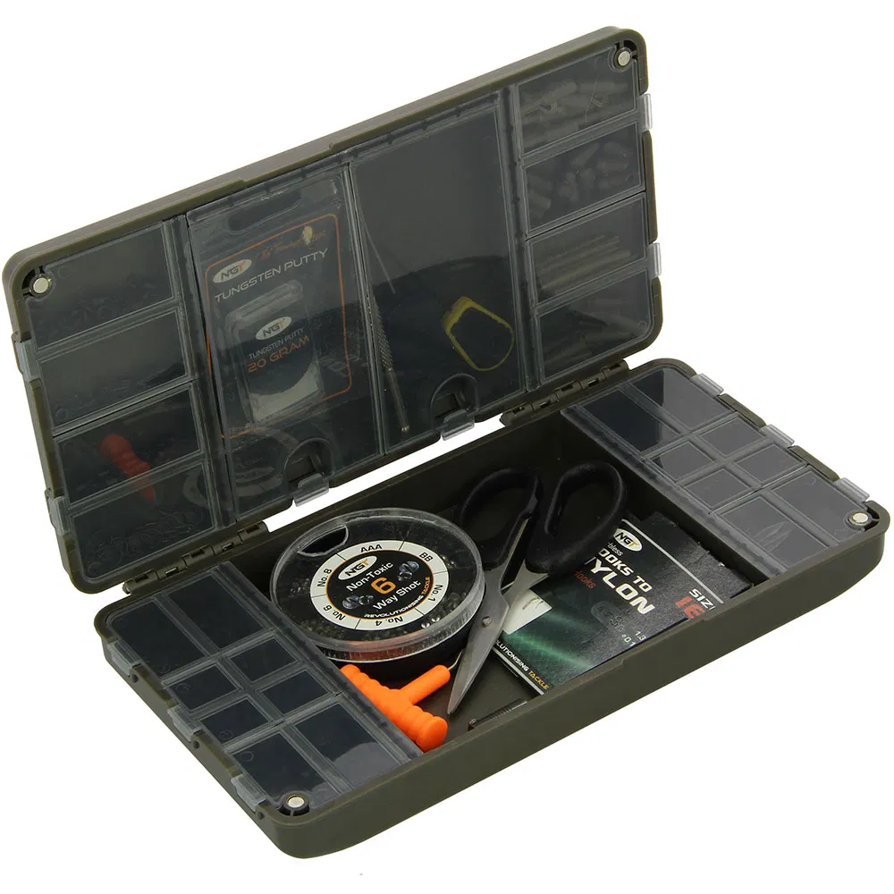 NGT Deluxe 3 Rod Profiler Carp Fishing Set Up