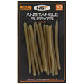 NGT Tail Rubbers Long Half Brown, 10pc per Pack