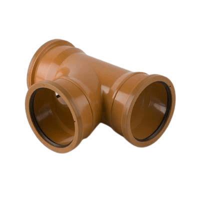 Brett Martin Underground 87.5 Degree Triple Socket Branch x 110mm