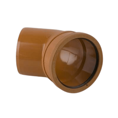 Brett Martin Underground 45 Degree Obtuse Offset Single Socket Bend x 110mm