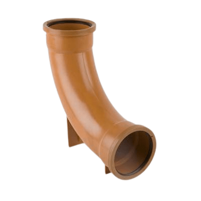 Brett Martin Underground 87.5 Degree Double Socket Rest Bend  - Long Radius x 110mm